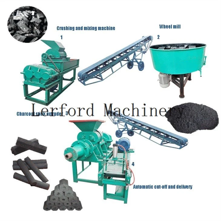 charcoal processing machine